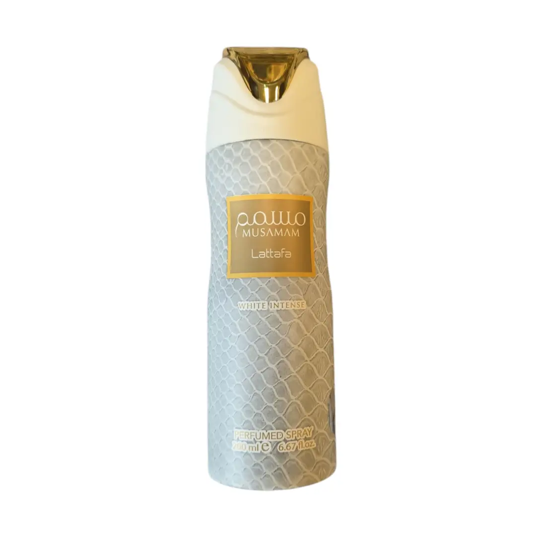 Lattafa Musamam Underarm Antiperspirant Deodorant Spray - Normal Formula, 6.67oz (200ml) Convenient Size, Single Body Care Item, Body Deodorizer, Spray-On Aerosol Deodorant, Spray-On Deodorants