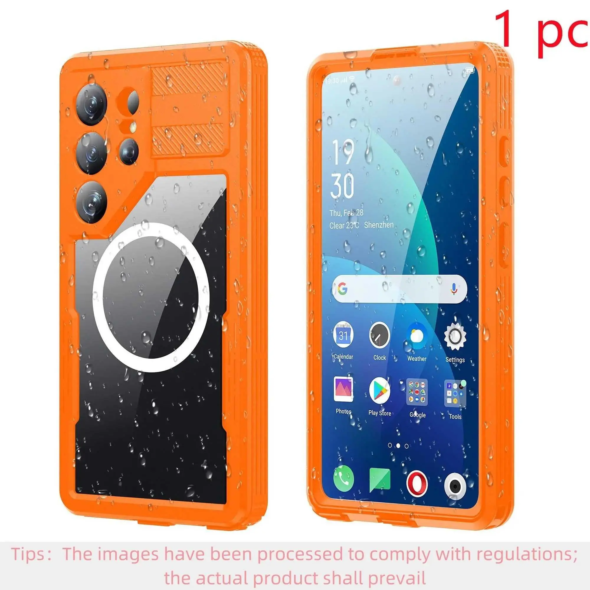 Waterproof Smartphone Case for Samsung Galaxy S26 Ultra/s26 Plus, Magnetic Wireless Charging, Full Coverage, Shockproof and Dustproof Protec HNY01PLXC