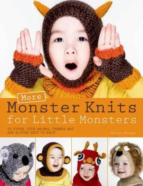 USED-More Monster Knits for Little Monsters: 20 Super-Cute Animal-Themed Hat and Mitten Sets to Knit (Knit & Crochet) by Nuriya Khegay (Paperback)