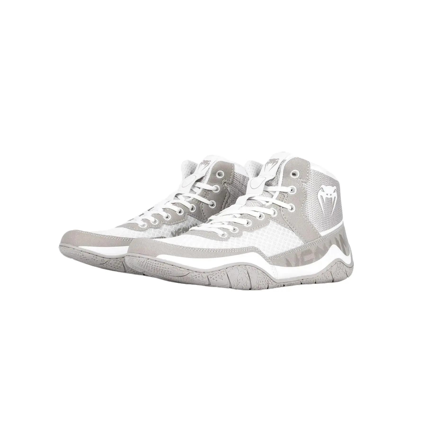 Venum Elite Wrestling Shoes, Low-Mid Cut Durable Athletic Footwear for Wrestling & Boxing, Lightweight Training Sports Shoes with Rubber Sole for Athletic Performance, Fitness Training Shoes