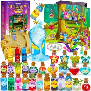Kids DIY Magic Potion Science Experiment Kit, Halloween Gift, Birthday Gift, Magical World Fairy Potion Set, Festival Toy