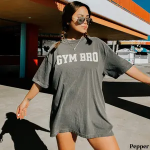 Oversized Gym Pump Cover, Workout Shirt, Funny Gym Shirt, Weightlifting Tshirt, Gift for Gym Rat, Gym Girl Weightlifting Gift