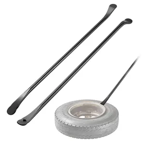 VEVOR Tire Bars, 2 PCS 38.2 Inch Tire Mount and Demount Iron, Heavy Duty Alloy Steel Mounting Tools, Professional Changing Removal Tools for Truck, Semi Truck, Off-Road Vehicle, Light-Duty Van, Black
