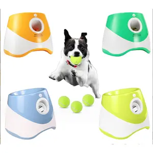 Durable Electric Interactive Throwing Training Dog Fetch Toy Thrower Machine Mini Tennis Automatic Dog Ball Launcher