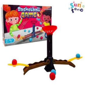 Suntomo Tabletop Basketball Shooting Game, Tabletop Game Set Desktop Toys Arcade Basketball Game for Kids,2 Player Competitive Tabletop Games Board Game