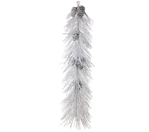 48" Long Snow Pine With Cones Garland by Valerie