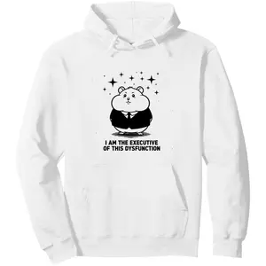 Chubby Hamster suite meme Pullover Hoodie