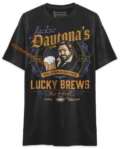 BLACK RABBIT What We Do In The Shadows Jackie Daytona Regular Human Bartender Lucky Brews Retro Vintage Unisex Classic T-Shirt graphic shirt unisex shirt