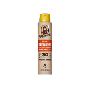 Dr. Squatch Spray Sunscreen | SPF 30 UVA/UVB Protection | Non-Greasy Mineral Sunscreen for Men