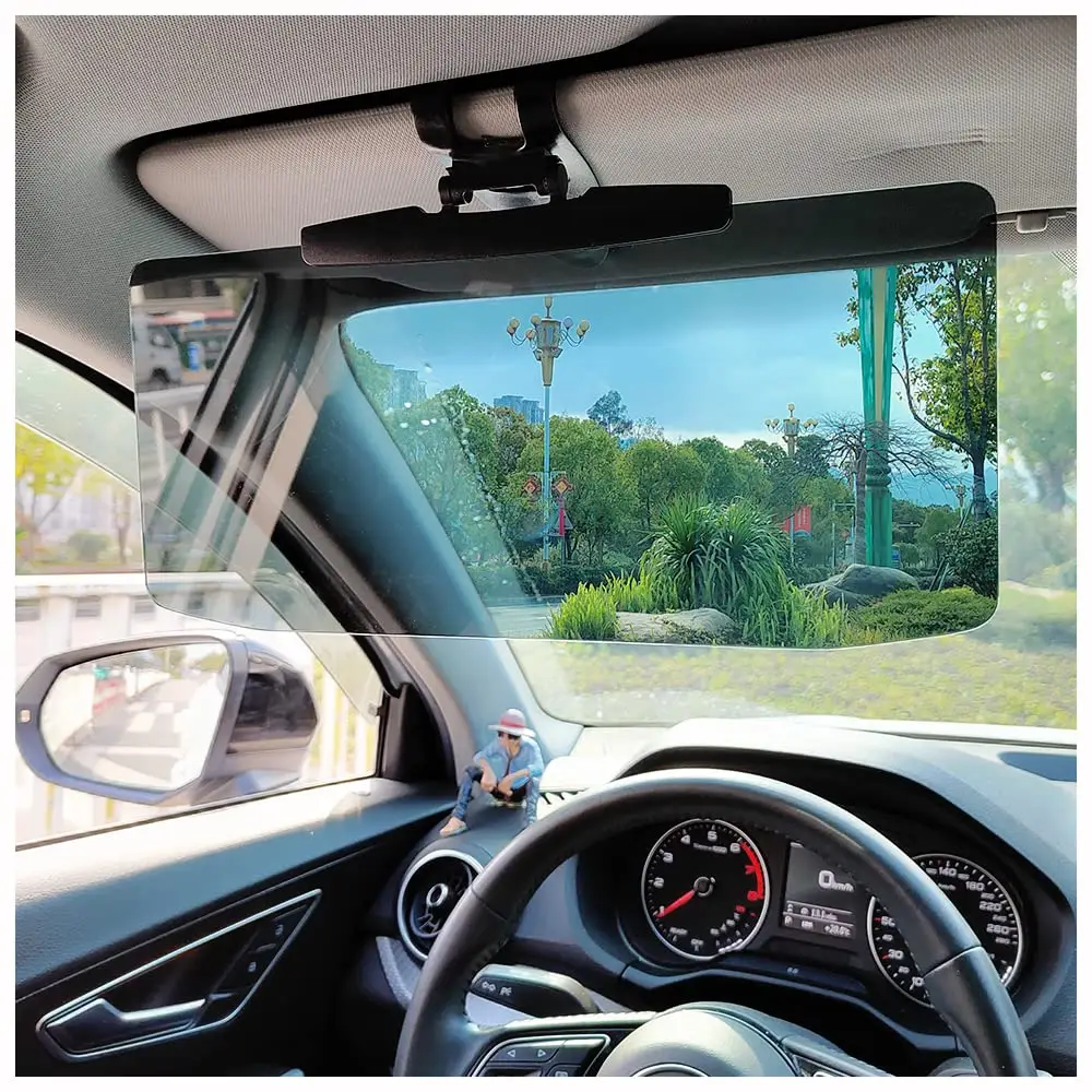 Adjustable Angle Car Sun Visor, Anti-Glare Car Sun Visor for Safe Driving, Universal Car Interior Accessories for Cars, Trucks, SUVs, Car Stuff, Men G
