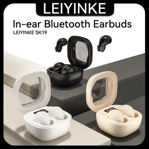 Mini invisible wireless Bluetooth 5.3 mini sleep earphones, hidden earbuds with LED screen, high fidelity sound quality, long battery life, low latency and long connection, suitable for small ear sleep, exercise, work, and hiking wireless earphone wear