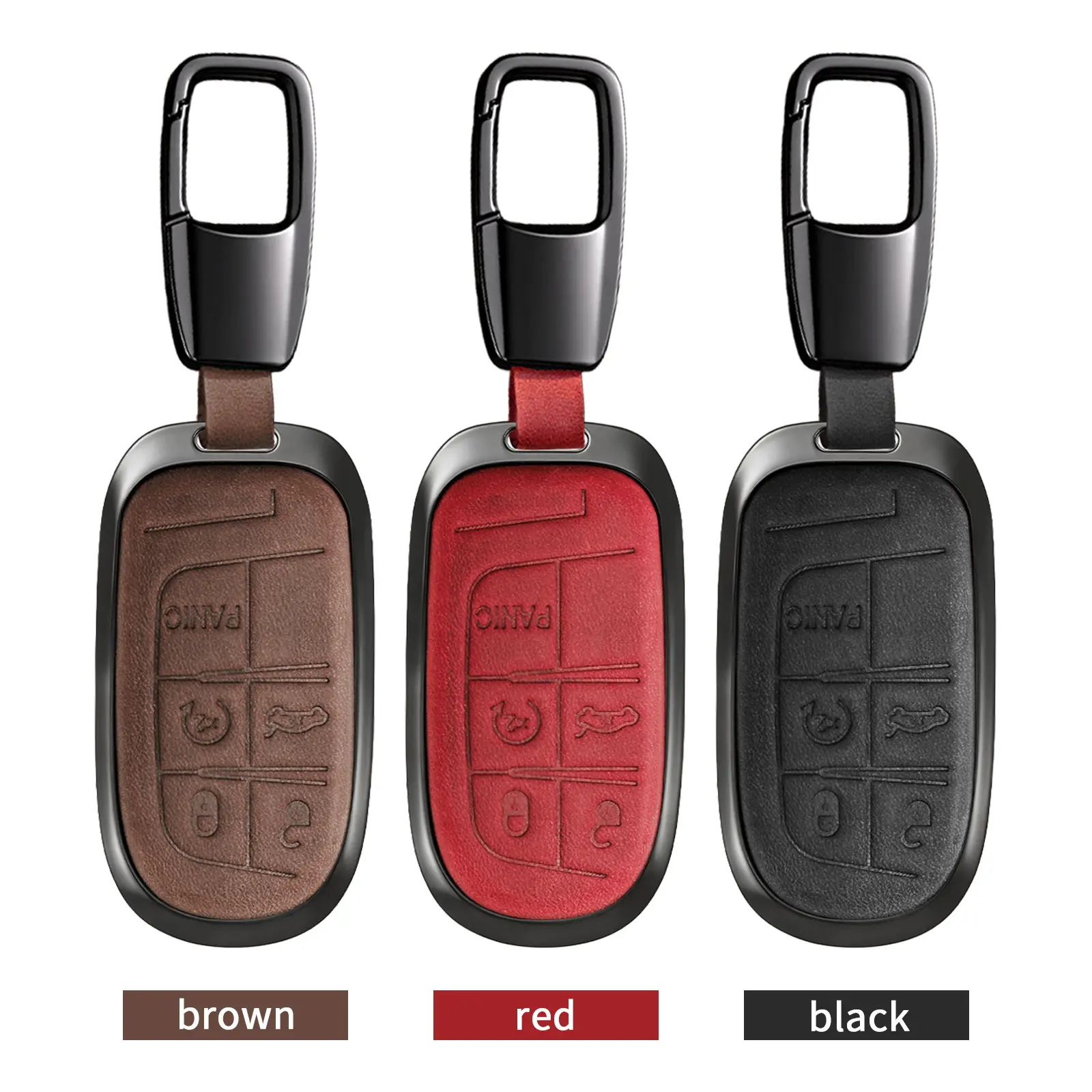 For Dodge Key Fob Cover 5 Button Silicone Remote Key Case for Dodge for Jeep Grand Cherokee Truck Accessories dodge charger accessories Car Key Protector Key Fob Shell Car Key Holder