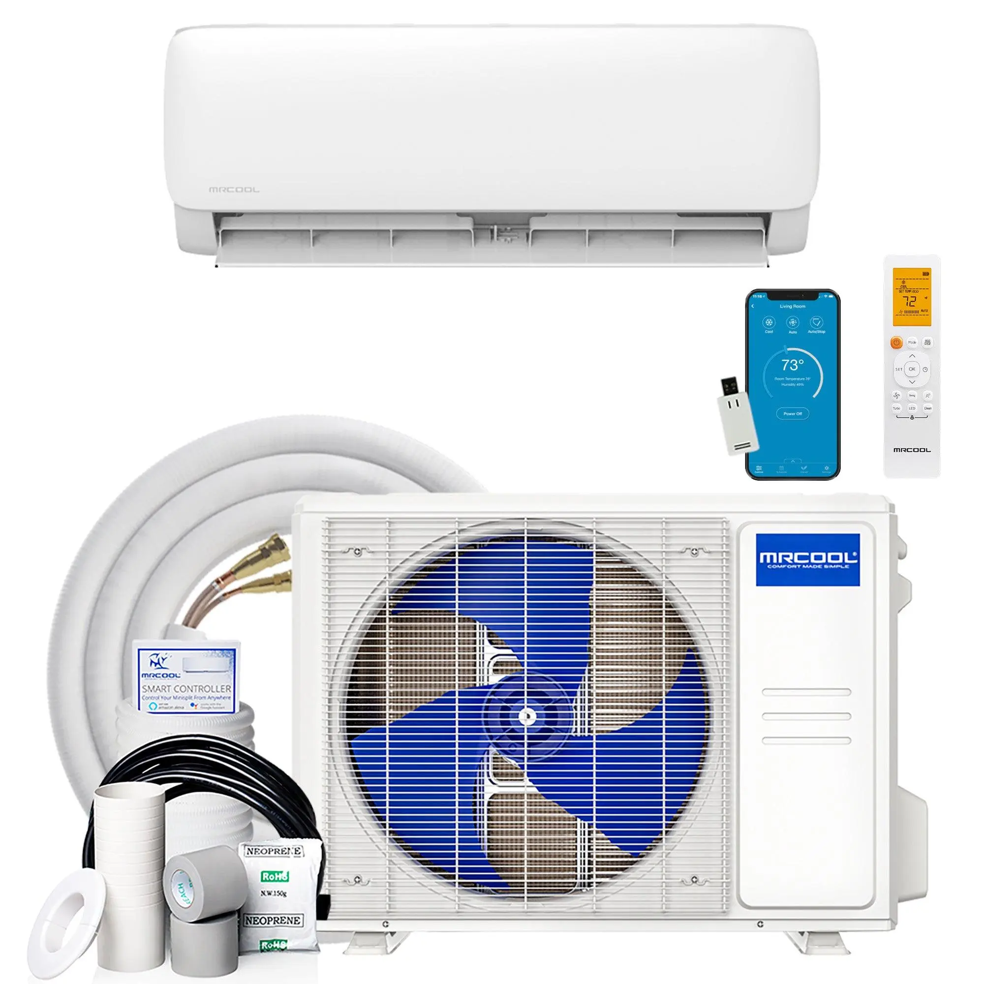 MRCOOL Easy Pro 18K BTU DIY Ductless Mini-Split Air Conditioner Heat Pump System