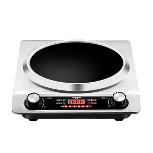 4500W Concave Induction Cooker Home High Power Multi-Function Wok Stir-fry Hot Pot Full Set Cooktop