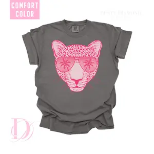 Boujee Leopard Comfort Color T-Shirt