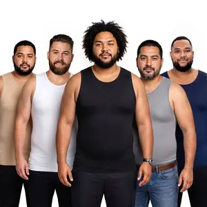 QORE LOGIQ  Compression Shirt Men - Premium Slimming Undershirt Compression Tank Top Mens Shapewear & Body Shaper