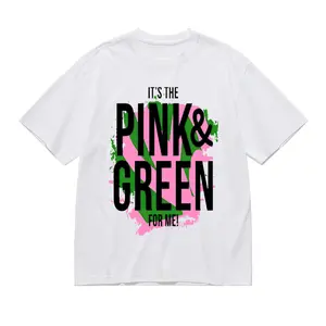 Women's J15 AKA 1908 Graphic Crewneck T-Shirt - Black With Pink & Green Empowerment Slogans, Breathable Summer Casual Short Sleeve Top, Machine Washable, Celebratory Apparel, Comfo