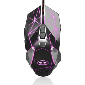 Magegee G10 Gaming Mouse Wired, 7 Colors Breathing LED Backlit Gaming Mouse, 6 Adjustable Speeds, Ergonomic Optical Computer Mouse with 7 Buttons for Windows PC Gamers MageGee