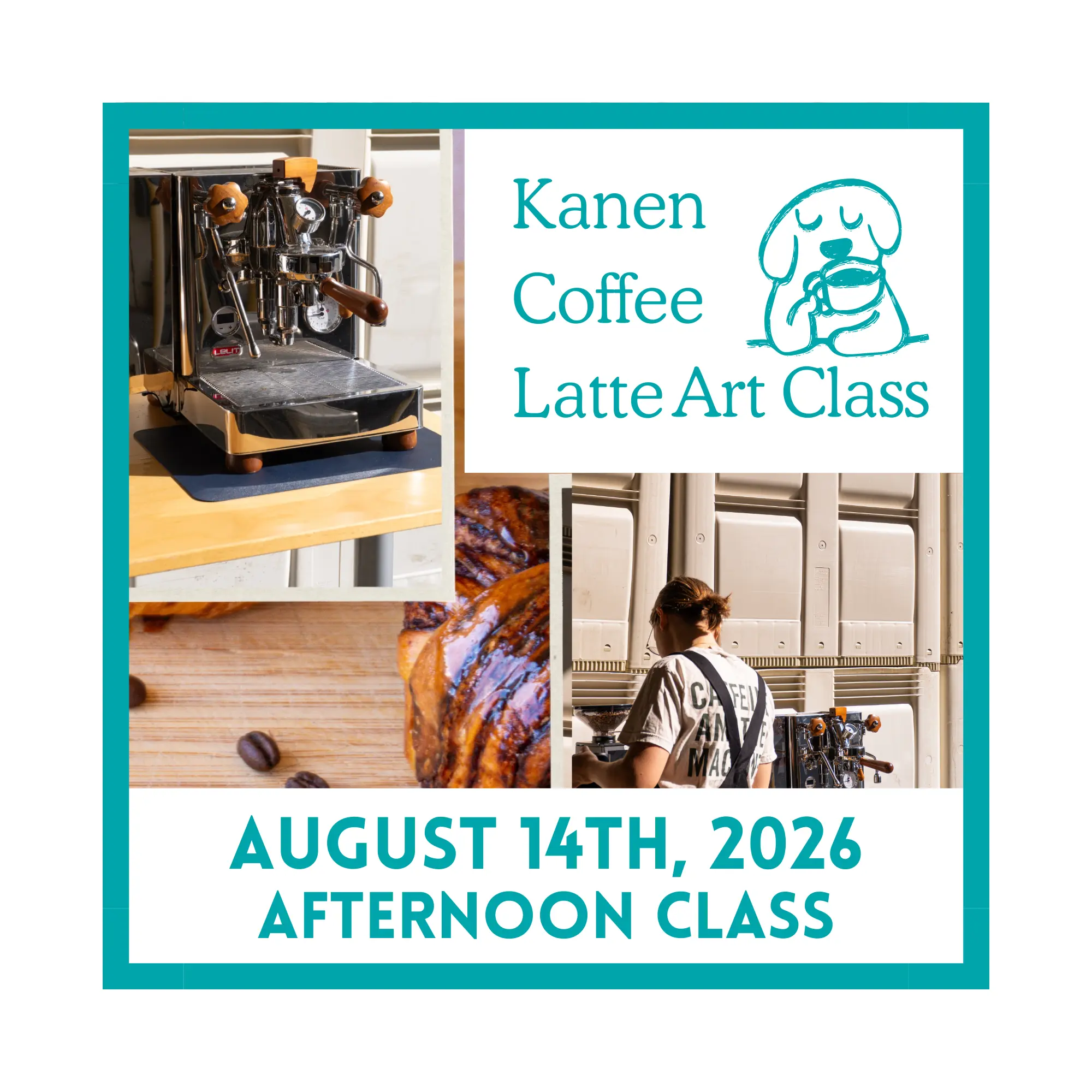 Latte Art Basics: A Fun Saturday - Afternoon 10AM-12PM - August 2026