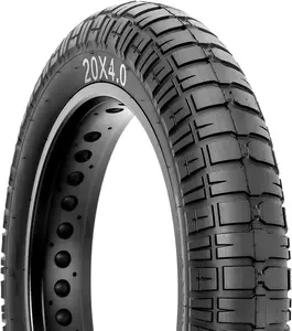 Hycline Ebike Fat Replacement Tire: 20x4.0/20x4.5/20x5.0/26x4.0 Inch Folding Puncture Resistant Fat Tires for Electric Bike, MTB, Heavy Duty, All-Terrain High-Density Tire for Street/Trail Riding