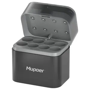 AA Battery Charger for NiMH & Lithium Battery【Charger Only】| Battery Charging Case for Rechargeable Double A Batteries | Cargador de Pilas Recargables