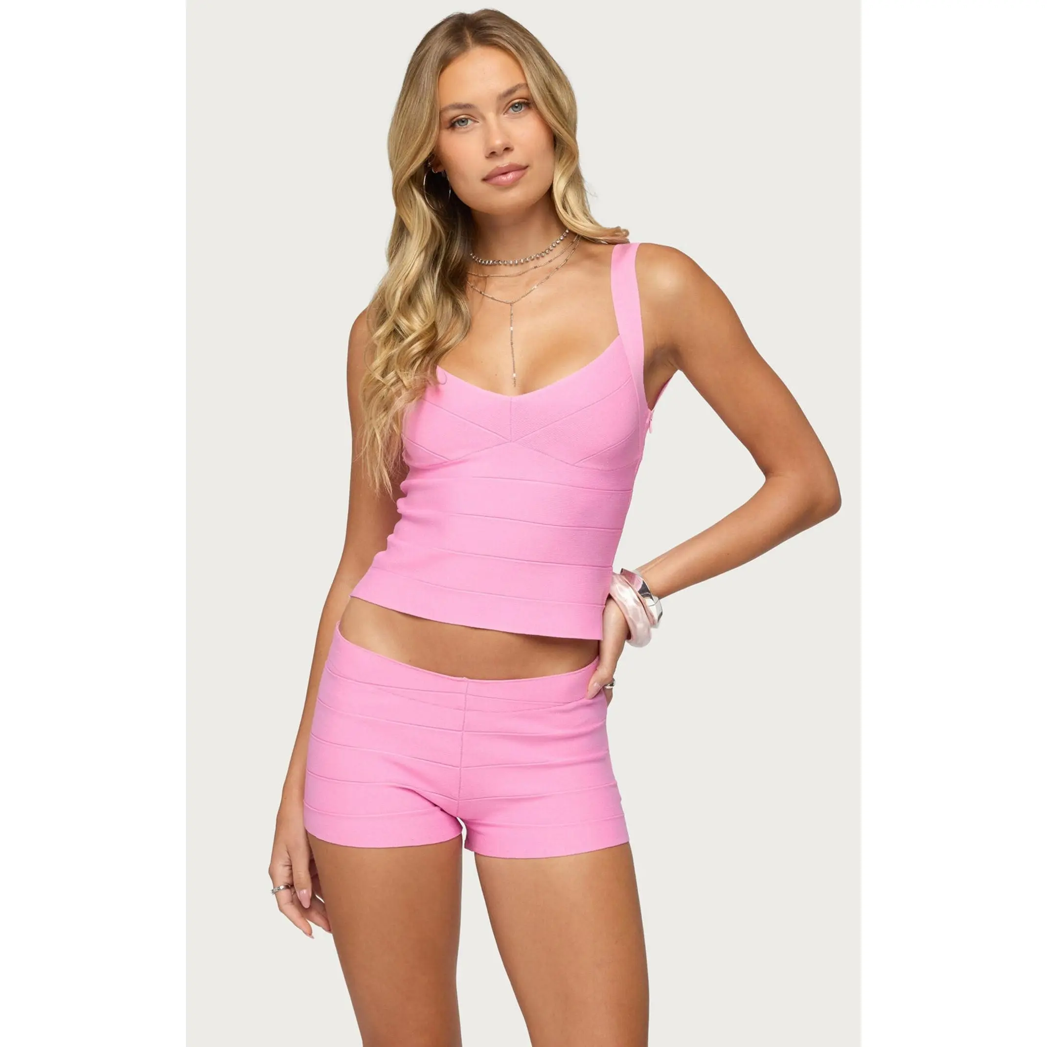 Edikted Women's Lanthe Knit Bandage Top