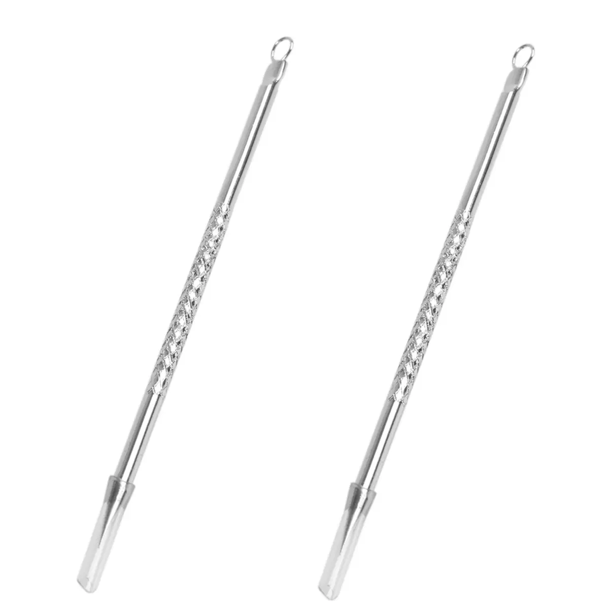Facial Blackhead Remover 2-Piece Dual Pack, Precision Pimple Popper, Acne Blemish Needle, Effective Extraction Facial Cleansing Tools, Fantastic Value For Money