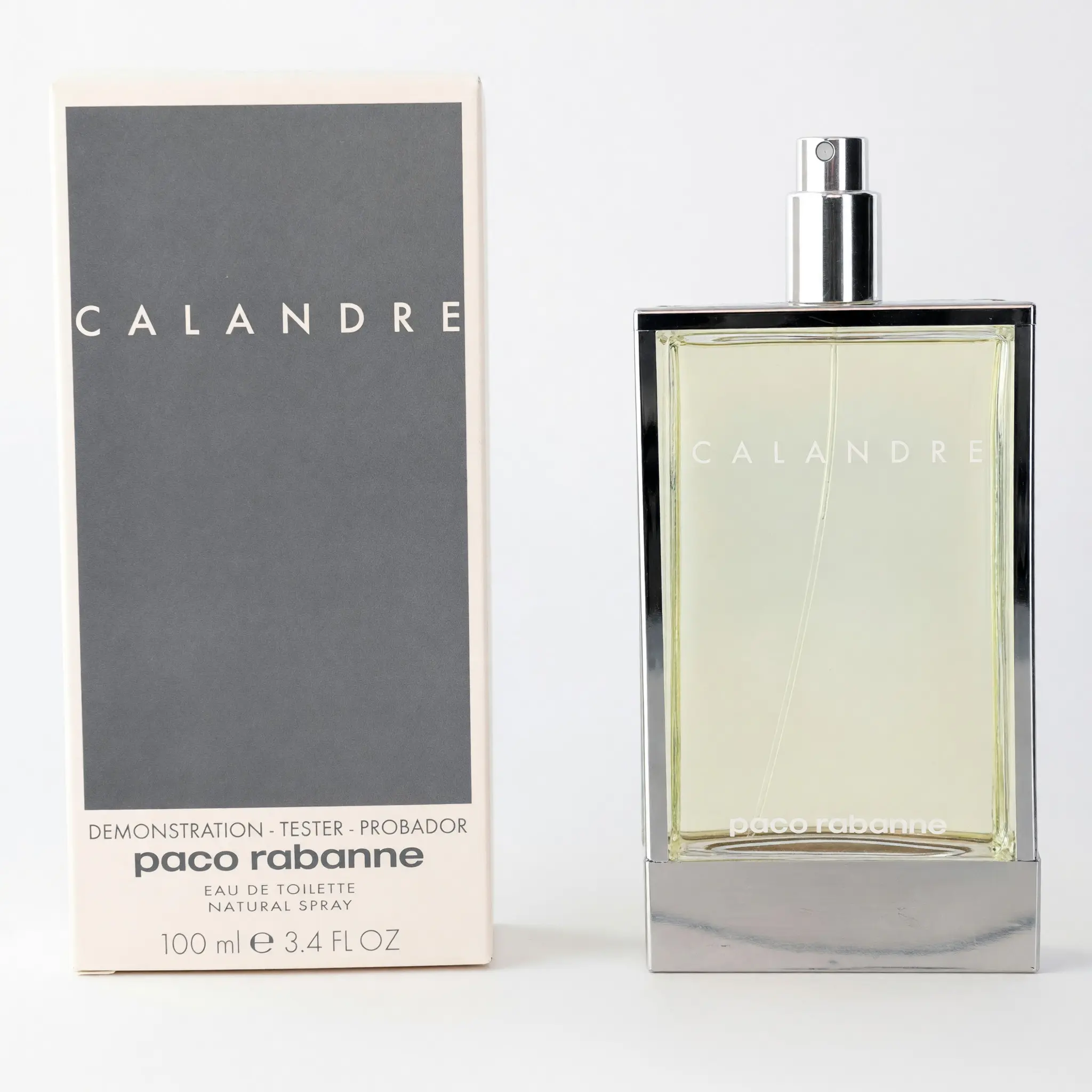 Paco Rabanne Calandre Floral Herbal Wood EDT Spray for Women - Tester, 3.4 oz (3 to 3.9 fl oz Range)
