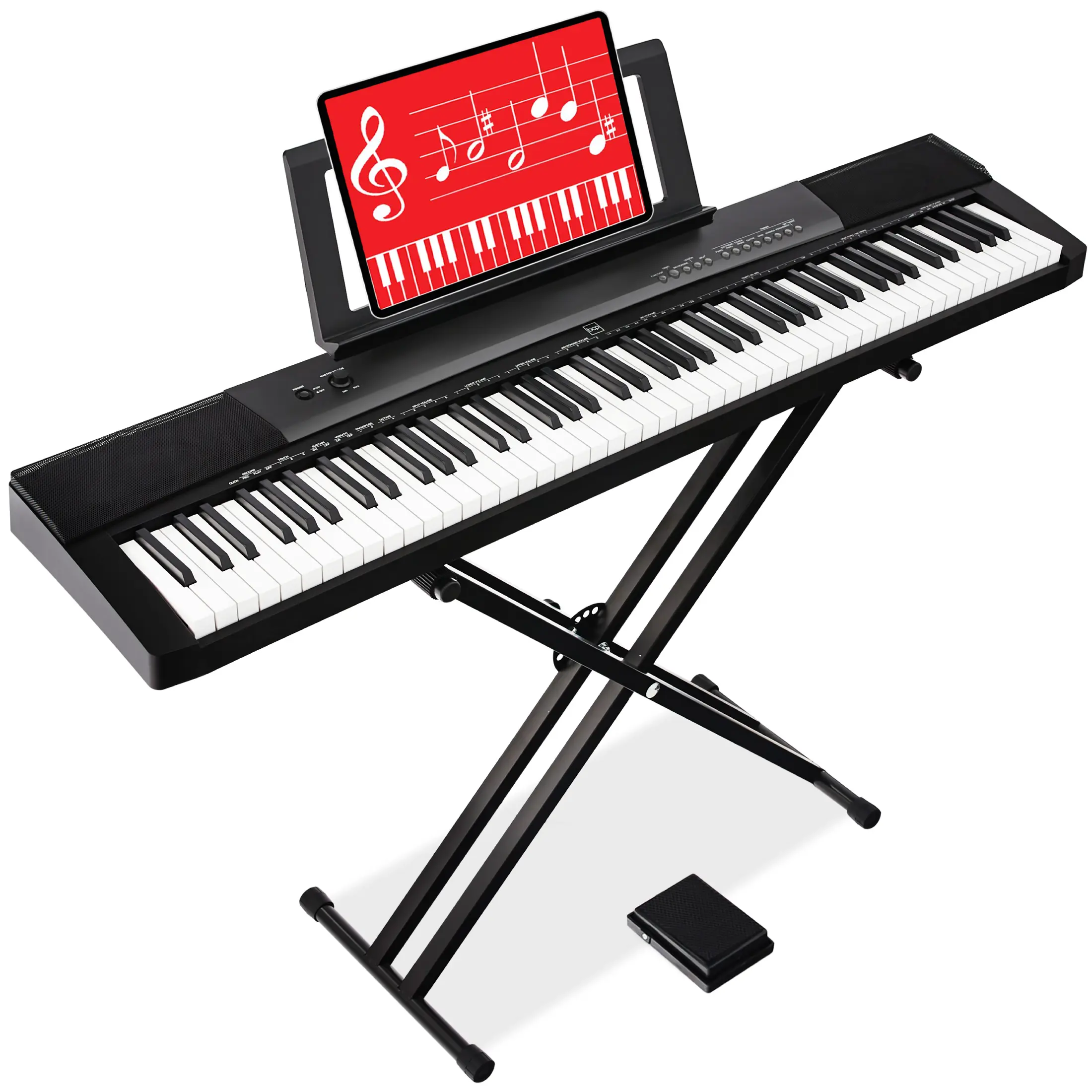 Best Choice Products 88-Key Full Size Digital Piano for All Player Levels w/ Semi-Weighted Keys, Stand, Pedal Best Choice Products 88-Key Full Size Digital Piano for All Player Levels w/ Semi-Weighted Keys, Stand, Pedal