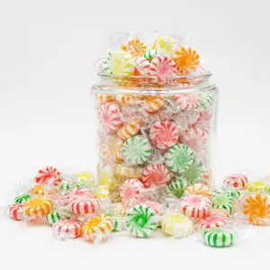 NY Spice Shop Assorted Fruit Starlights Hard Candy - A Burst of Vibrant Flavors! - Bonbon Snack Sweet Candies Sugar Assorted Candy