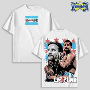 CM PUNK TEE, Wrestling Graphic Tee, Sports T-shirt, Athlete Shirt, Wrestling Gift, Fitness Tee Crewneck Clothing Cotton Menswear , Champion Shirt