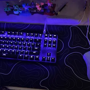 ATTACK SHARK C01 PRO Coiled Keyboard Cable, Custom Coiled USB C Cable for Mechanical Gaming Keyboard,Type-C to USB-A Metal Aviator Cable,Double-Sleeved Braided Charging Keyboard Cable for Mac,PC-Grey