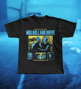 Mulholland Drive Shirt, David Lynch 2001 Neo-Noir Tee, Naomi Watts Laura Harring, Criterion Film