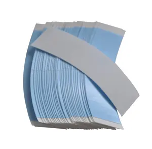 36pcs Blue Double Sided Waterproof Lace Wigs Adhesive Tape Strips for Lace Front Wig Toupee