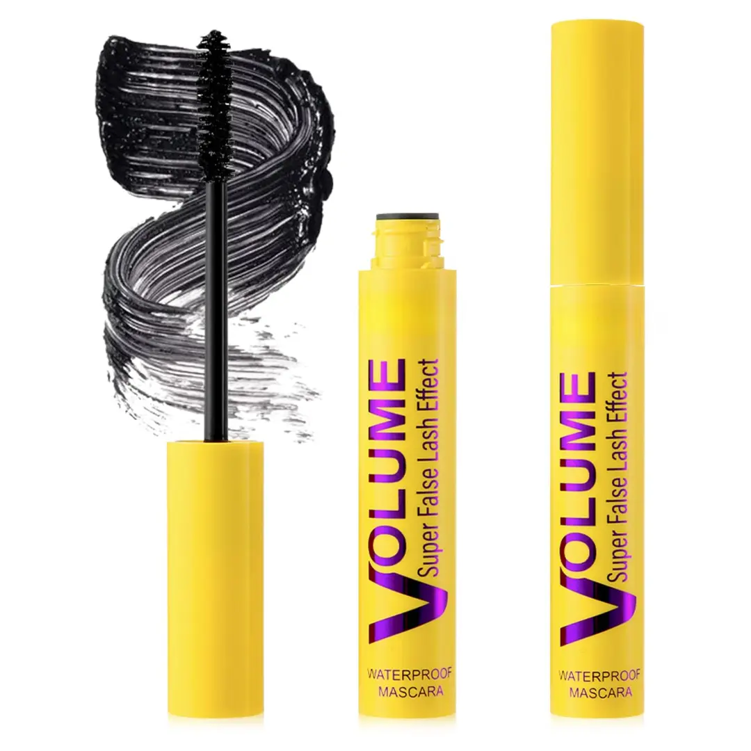2PCS Colossal Bubble Cosmetics Mascara - Waterproof, Smudge-Proof, Clump-Proof, Smooth Lengthening Volume Long Lasting Black Mascara for Natural Looking Eyelashes | Beauty & Personal Care Makeup, Lengthening Mascara