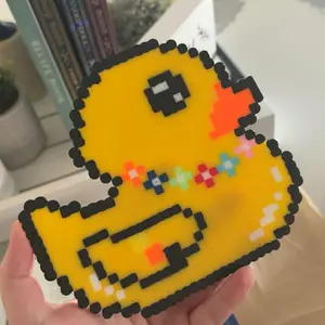 Duck Perler Necklace