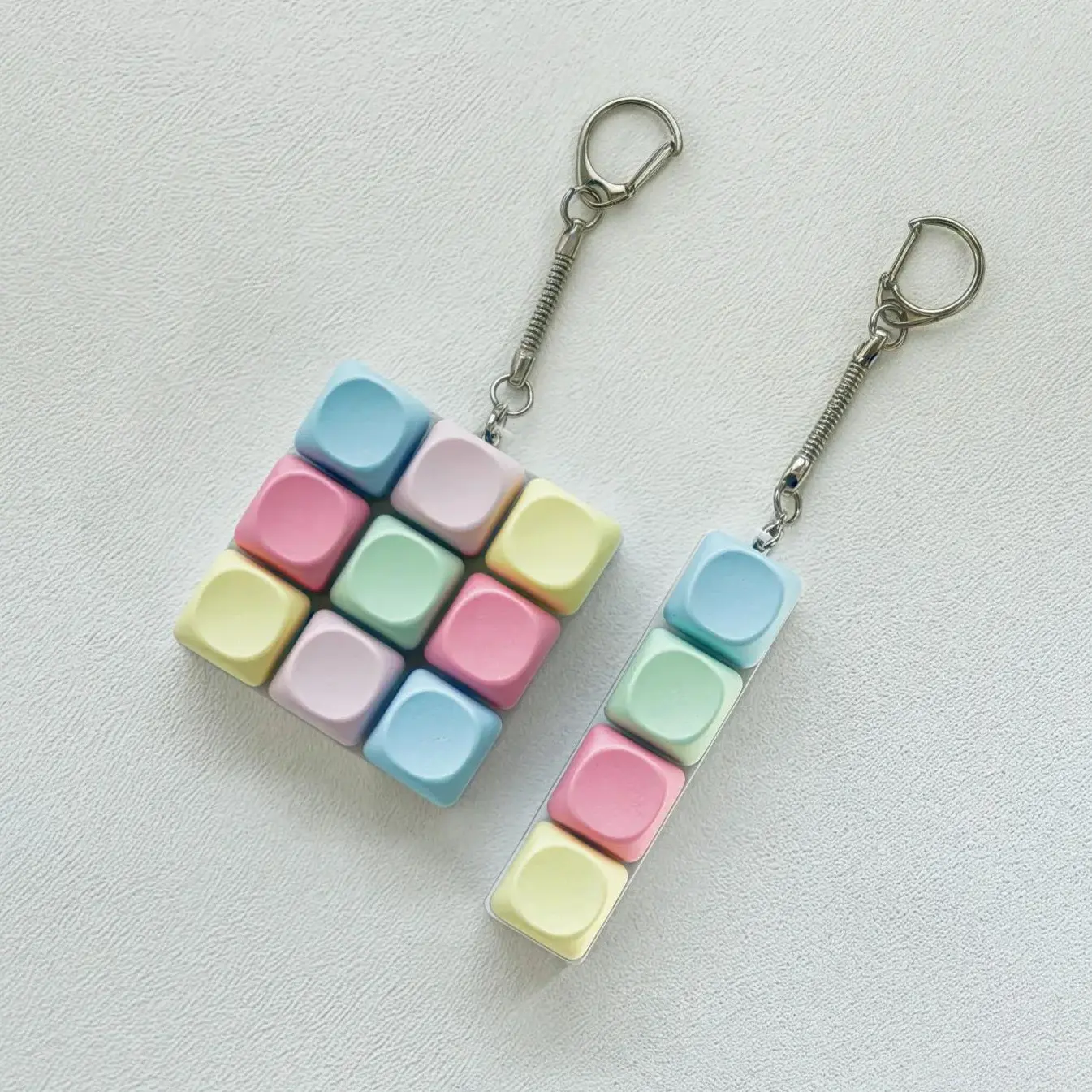 Silicone Keyboard Fidgets with Tactile Buttons - Portable Mechanical Stress Reliever, Durable Pocket Accessory for Backpacks, Clicker Fidget Toys, Silicone Stress Relief, Fidget Keyboard Clicker