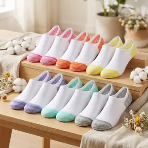 Women's No Show Socks - Low Ankle Footies for Sneakers, Athletic Anti-Slip Invisible Liner, 6/8 Pairs Pack, Breathable Comfortable Invisible Socks for Casual Shoes, Running, Workout, Daily Wear