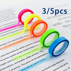 Ten-Color Random Tear Tape, Bopp Pure Color Japanese Style Adhesive Stickers, Handmade Journal Decorative Paper Patch Box, Adhesive Strips