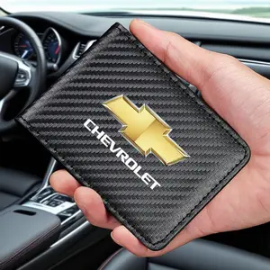 Car Driver License Bag Purse, Business Credit Card Holder, License Holder for Chevrolet Chevy Trax 2013-2019, Car Accessories