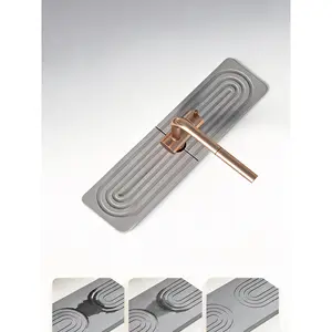Absorbent Diatomite Stone Faucet Mat - Quick Dry Sink Splash Guard & Moisture Proof Drying Tray