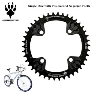 Grand Mchant Loup 104 Bcd Chainring, Durable Narrow Wide Single Ring, Compatible with Road & Mountain Bikes, 7-12 Speeds