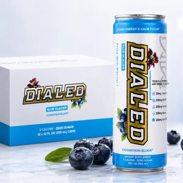 Dialed Moods Cognition Drink – 10 Potent Ingredients for Deep Focus & Mental Clarity