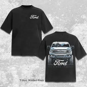 Retro Ford Tough F-150 Truck Men's Short Sleeve Cotton, Ford Classic Pickup Apparel, Square Up Vintage Truck Shirt, Automotive Clothing Menwear, Old School Pickup Graphic Tee, Truck Lover Gift