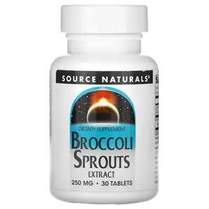 Source Naturals Broccoli Sprouts Extract, 30 Tablets (250 mg per Tablet)
