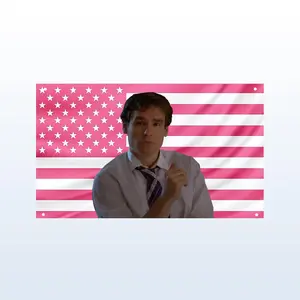 Dr. James Wilson Pink Flag – House MD Aesthetic Tapestry Wall Decor - Robert Sean Leonard