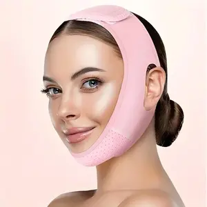 Reusable V-line Mask, Facial Firming Strap, Double Chin Reducer, Face Jawline Shaper, Chin Up Mask, Face Lifting Belt, V Shaped Lifting Face Mask, Facial Shaping Tool