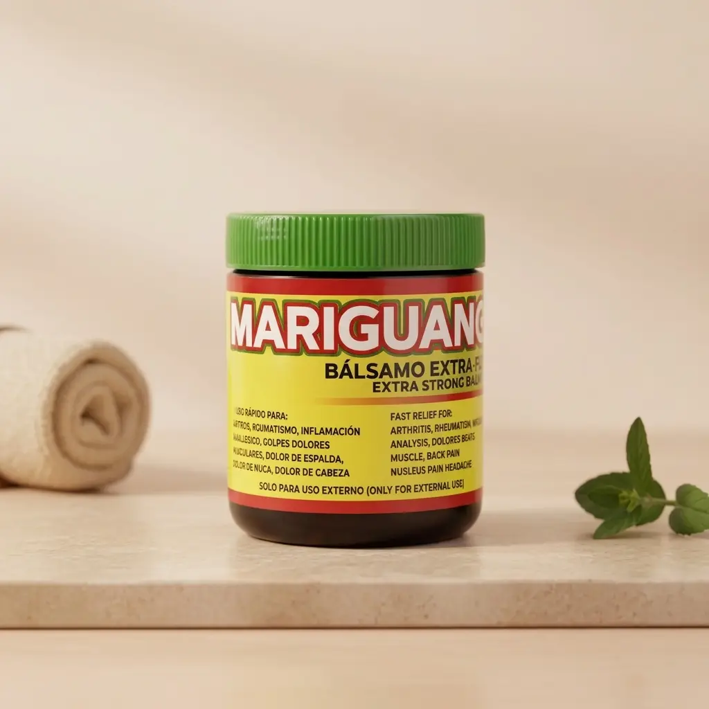 Mariguanol Extra Strong Balm 125 g, External Use Balm, Single Jar Presentation, Original Manufacturer Packaging, Made in Mexico