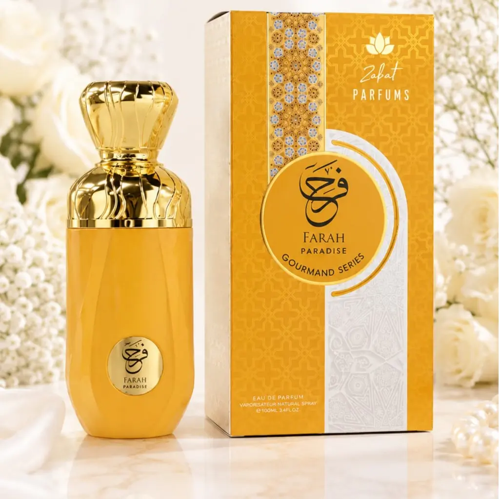 The Paradise Bundle I Farah Paradise Gourmand Series by Zakat Eau De Parfum 3.4 FL OZ I Farah Forever Gourmand Series by Zakat Eau de Parfum 3.4 FL OZ For Women