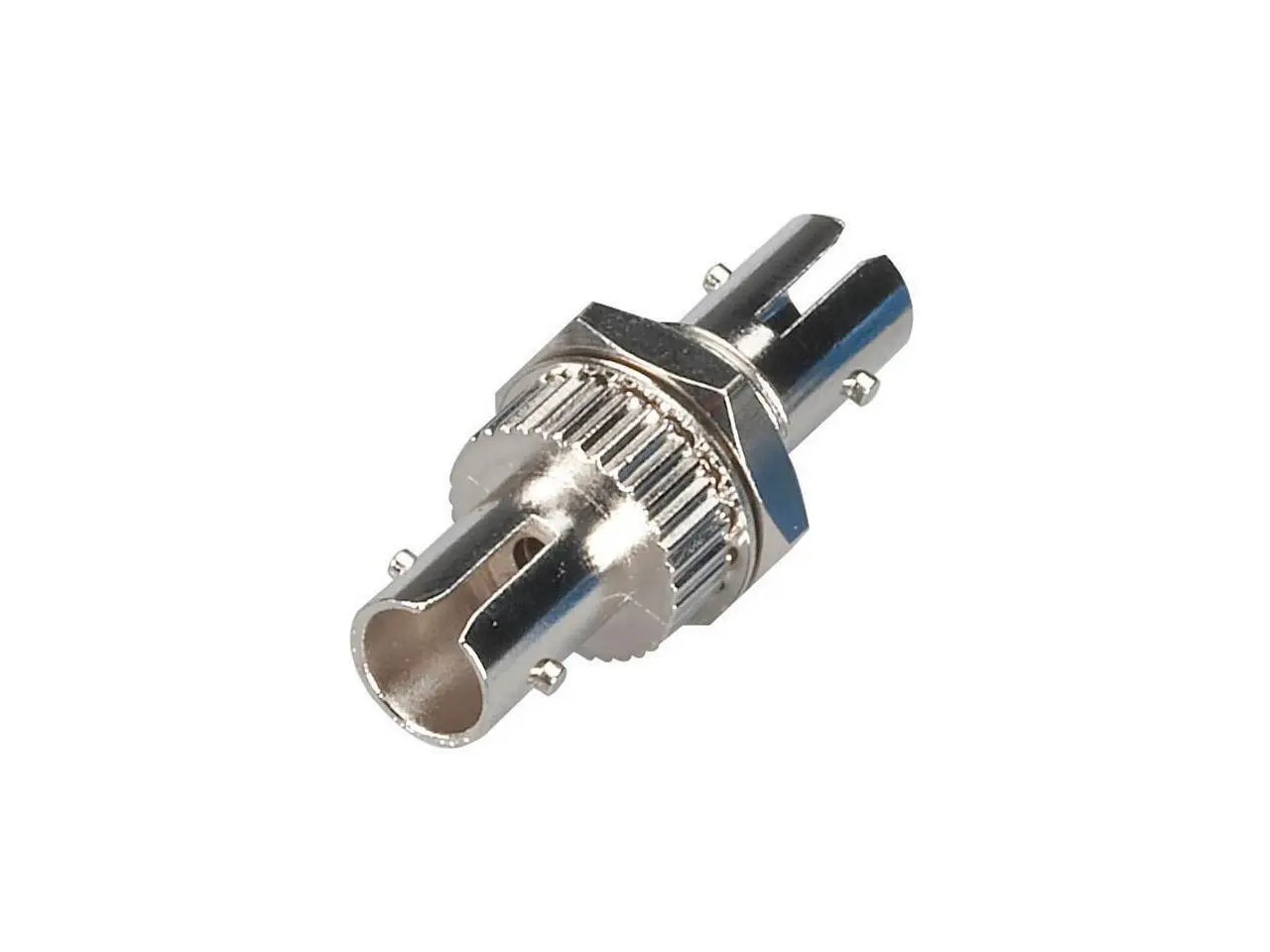 Black Box Fiber Optic Coupling - ST/ST Singlemode Simplex Ceramic Round Black Box Fiber Optic Coupling - ST/ST Singlemode Simplex Ceramic Round